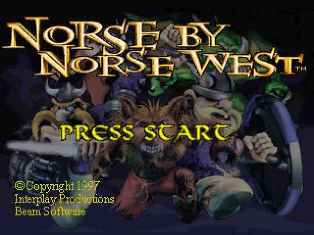 Norse By Norse West The Return of the Lost Vikings Title Screen